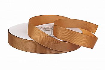 Стрічка репсова 2,5 cм-18 м, GX-206 помаранч