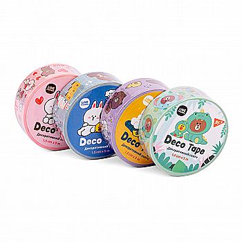 Стрічка паперова самоклеюча "Line Friends" 1,5 см*5 м, 742880 YES Стрічка паперова самоклеюча "Line Friends" 1,5 см*5 м, 742880 YES