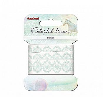 Стрічка декоративна Кольорові сни, 20мм, 2м, SCB390409
