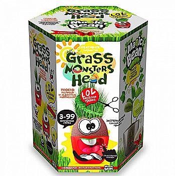 Набір креативної творчості "Grass Monsters Head" укр. (8). GMH-01-01U,02U,03U...08U Набір креативної творчості "Grass Monsters Head" укр. (8). GMH-01-01U,02U,03U...08U