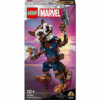 Конструктор Lego Marvel "Ракета и малыш Грут", 76282 Конструктор Lego Marvel "Ракета и малыш Грут", 76282