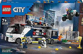 Конструктор Lego City "Передвижная полицейская криминалистическая лаборатория", 60418 Конструктор Lego City "Передвижная полицейская криминалистическая лаборатория", 60418