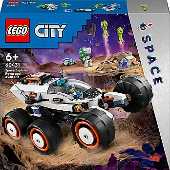 Конструктор Lego City "Космический исследовательский вездеход и инопланетная жизнь", 60431 Конструктор Lego City "Космический исследовательский вездеход и инопланетная жизнь", 60431