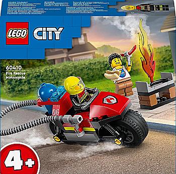 Конструктор Lego City "Пожежний рятувальний мотоцикл", 60410 Конструктор Lego City "Пожежний рятувальний мотоцикл", 60410