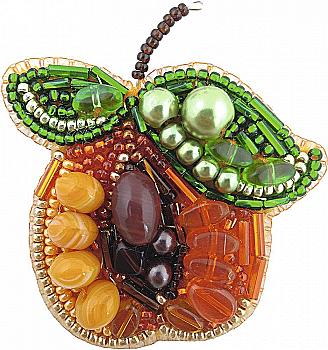 Набір для виготовлення брошки Crystal Art БП-233 "Абрикос" 6,0*5,5 см, ТМ "Чарівна мить" Набір для виготовлення брошки Crystal Art БП-233 "Абрикос" 6,0*5,5 см, ТМ "Чарівна мить"