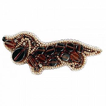 Набір для виготовлення брошки Crystal Art БП257 "Такса" 8,0*3,5 см, ТМ "Чарівна мить" Набір для виготовлення брошки Crystal Art БП257 "Такса" 8,0*3,5 см, ТМ "Чарівна мить"