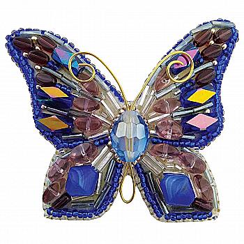 Набір для виготовлення брошки Crystal Art БП-214 "Метелик" 8,0*6,0 см, ТМ "Чарівна мить" Набір для виготовлення брошки Crystal Art БП-214 "Метелик" 8,0*6,0 см, ТМ "Чарівна мить"