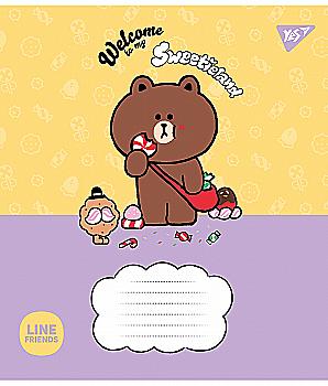 Зошит 12 кл. YES Line Friends. Sweetieland, 766921 Зошит 12 кл. YES Line Friends. Sweetieland, 766921