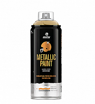 Аерозольна фарба MTN PRO Metallic Paint R-1036 400 мл Золотий, EX014PR1036 Аерозольна фарба MTN PRO Metallic Paint R-1036 400 мл Золотий, EX014PR1036