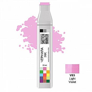 Чернило для заправки маркера SKETCHMARKER, 20 мл, Light Violet - Светло-фиолетовый, SI-V83 Чернило для заправки маркера SKETCHMARKER, 20 мл, Light Violet - Светло-фиолетовый, SI-V83