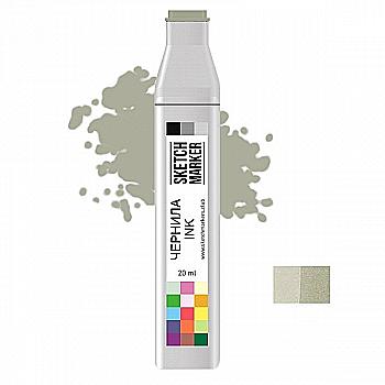 Чернило для заправки маркера SKETCHMARKER, 20 мл, Gray Green 5 - Серо-зелёный 5, SI-GG5 Чернило для заправки маркера SKETCHMARKER, 20 мл, Gray Green 5 - Серо-зелёный 5, SI-GG5