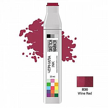Чернило для заправки маркера SKETCHMARKER, 20 мл, Wine Red - Красное вино, SI-R30 Чернило для заправки маркера SKETCHMARKER, 20 мл, Wine Red - Красное вино, SI-R30