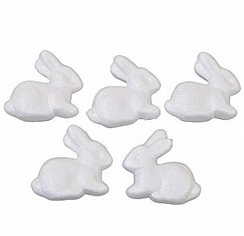 Набір пінопластових фігурок "Little rabbit" 6,5 см (5шт), 742564 Набір пінопластових фігурок "Little rabbit" 6,5 см (5шт), 742564