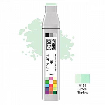 Чорнило для заправки маркера SKETCHMARKER, 20 мл, Зелена напівтемрява, SI-G124 Чорнило для заправки маркера SKETCHMARKER, 20 мл, Зелена напівтемрява, SI-G124