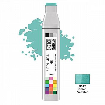Чернило для заправки маркера SKETCHMARKER, 20 мл, Green Verditer - Зеленый Вердитер, SI-G142 Чернило для заправки маркера SKETCHMARKER, 20 мл, Green Verditer - Зеленый Вердитер, SI-G142