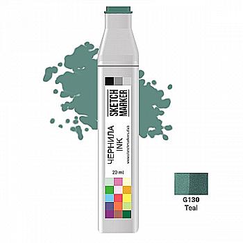 Чорнило для заправки маркера SKETCHMARKER, 20 мл, Зеленувато-блакитний, SI-G130 Чорнило для заправки маркера SKETCHMARKER, 20 мл, Зеленувато-блакитний, SI-G130