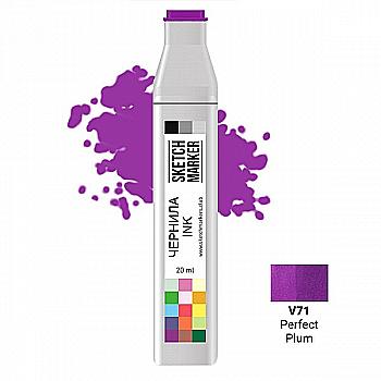 Чернило для заправки маркера SKETCHMARKER, 20 мл, Perfect Plum - Идеальная слива, SI-V71 Чернило для заправки маркера SKETCHMARKER, 20 мл, Perfect Plum - Идеальная слива, SI-V71