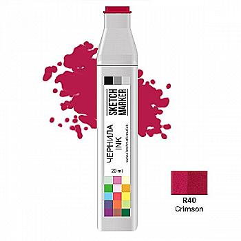Чернило для заправки маркера SKETCHMARKER, 20 мл, Crimson - Малиновый, SI-R40 Чернило для заправки маркера SKETCHMARKER, 20 мл, Crimson - Малиновый, SI-R40