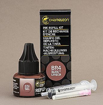 Чорнило для заправки маркера Chameleon 25 мл - Burnt Umber (умбра палена, BR4), CT9027 Чорнило для заправки маркера Chameleon 25 мл - Burnt Umber (умбра палена, BR4), CT9027