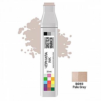 Чернило для заправки маркера SKETCHMARKER, 20 мл, Pale Gray - Бледный серый, SI-BG93 Чернило для заправки маркера SKETCHMARKER, 20 мл, Pale Gray - Бледный серый, SI-BG93