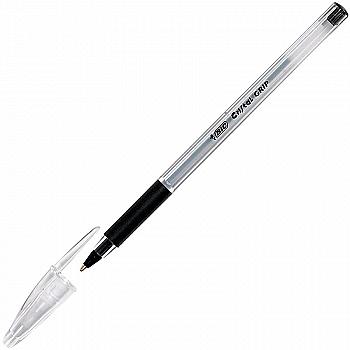 Ручка кулькова чорна, Cristal grip, bc889984 BIC *** Ручка кулькова чорна, Cristal grip, bc889984 BIC ***