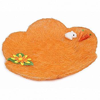 Тарелка пасхальная из сизали, 30 см, 5-43125