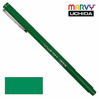 Ручка для бумаги, зеленая, капилярная, 0,3 мм, 4300-S, Le Pen, Marvy (3040) Ручка для бумаги, зеленая, капилярная, 0,3 мм, 4300-S, Le Pen, Marvy (3040)