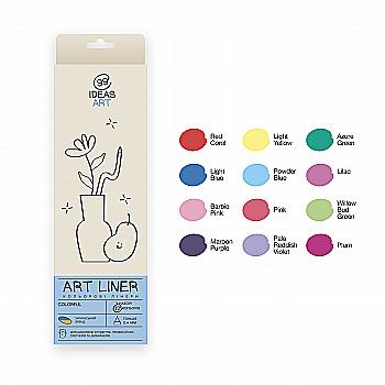 Набір кольорових лінерів, 12 кол.,12 set Colorful, IDEA10-AL12COLOR, 99IDEAS Набір кольорових лінерів, 12 кол.,12 set Colorful, IDEA10-AL12COLOR, 99IDEAS
