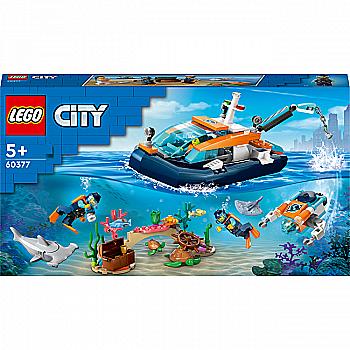 Конструктор Lego City "Дослідницький підводний човен", 60377 Конструктор Lego City "Дослідницький підводний човен", 60377