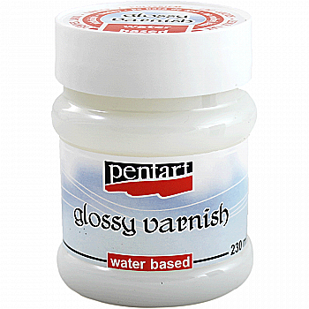 Лак фінішний, на водній основі, 50 мл, Pentart Лак фінішний, на водній основі, 50 мл, Pentart