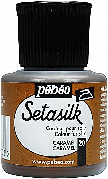 Краска по шёлку Setasilk 45 мл, карамель, 181-020 Pebeo Краска по шёлку Setasilk 45 мл, карамель, 181-020 Pebeo