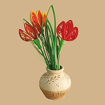 Набір для квілінгу "Тюльпани" КВ-012, ТМ "Чарівна мить" Набір для квілінгу "Тюльпани" КВ-012, ТМ "Чарівна мить"