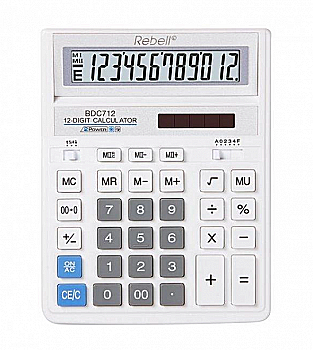 Калькулятор Rebell BDC-712 WH BX Калькулятор Rebell BDC-712 WH BX