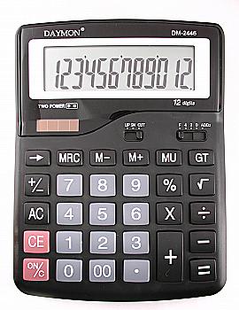 Калькулятор Daymon DM-2446, бухгалтерський, 12 р, Калькулятор Daymon DM-2446, бухгалтерський, 12 р,