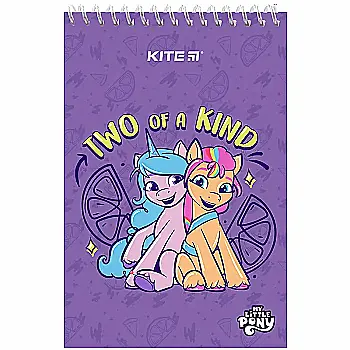 Блокнот пласт. спіралі А6, 48 арк., LP, LP24-196