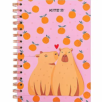 Блокнот с закладками с липким слоем, А5, 80 л, кл, Capybara, K24-191-4 Блокнот с закладками с липким слоем, А5, 80 л, кл, Capybara, K24-191-4