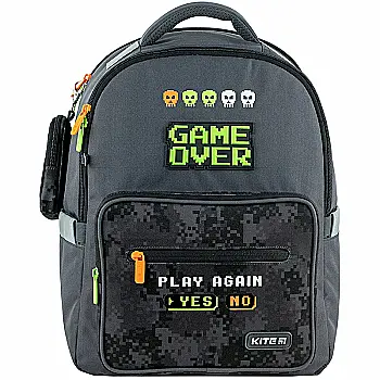 Рюкзак школьный Kite Education 770 Game Over, K24-770M-4 Рюкзак школьный Kite Education 770 Game Over, K24-770M-4