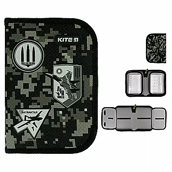 Пенал Kite 1 від., 2 відв., без наповнення 622 Air Force, K24-622-10 Пенал Kite 1 від., 2 відв., без наповнення 622 Air Force, K24-622-10