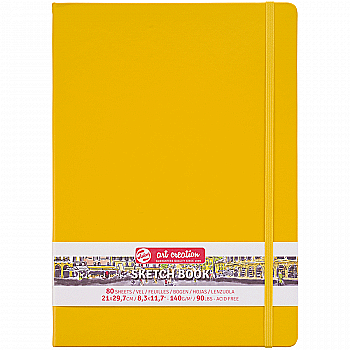 Блокнот для графіки Talens Art Creation 140 г/м, 29,7*21см, 80 арк, Golden Yellow Royal Talens Блокнот для графіки Talens Art Creation 140 г/м, 29,7*21см, 80 арк, Golden Yellow Royal Talens