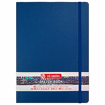 Блокнот для графіки Talens Art Creation 140 г/м, 21*29,7см, 80 арк, Navy Blue, Royal Talens Блокнот для графіки Talens Art Creation 140 г/м, 21*29,7см, 80 арк, Navy Blue, Royal Talens
