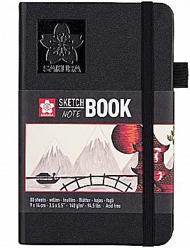 Блокнот для графіки Sakura Sketch, 140 г/м2, 9*14 см, 80 арк, кремово-білий, Sakura Блокнот для графіки Sakura Sketch, 140 г/м2, 9*14 см, 80 арк, кремово-білий, Sakura
