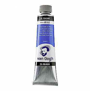 Краска масляная VAN GOGH 512 Кобальт синий (ультрамарин), 40 мл Royal Talens Краска масляная VAN GOGH 512 Кобальт синий (ультрамарин), 40 мл Royal Talens