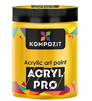 Краска акриловая ART Kompozit 116 желтый основной 0,43 л Краска акриловая ART Kompozit 116 желтый основной 0,43 л