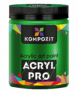 Краска акриловая ART Kompozit 339 зеленый светлый 0,43 л Краска акриловая ART Kompozit 339 зеленый светлый 0,43 л