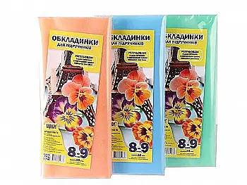 Комплект обкладинок для підручників 8-9 кл. 200 мкм (10 шт.) п/е TASCOM, 1189-ТМ Комплект обкладинок для підручників 8-9 кл. 200 мкм (10 шт.) п/е TASCOM, 1189-ТМ