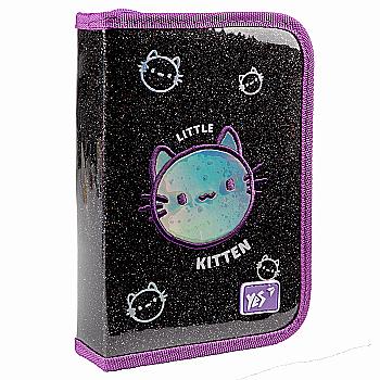 Пенал твердий YES HP-04 "Mysterious Cats" одинарний з двома клапанами, 533583 Пенал твердий YES HP-04 "Mysterious Cats" одинарний з двома клапанами, 533583