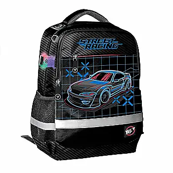 Рюкзак школьный YES S-52 "Ergo Street Racing", 559569 Рюкзак школьный YES S-52 "Ergo Street Racing", 559569