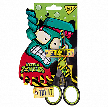Ножницы "Zombie" 13 см с принтом на лезвии, 480393 Yes