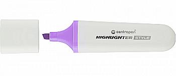 Маркер 6252 Highlighter Style 1-4,6 мм клиновидный пастель, лиловый CentroPen Маркер 6252 Highlighter Style 1-4,6 мм клиновидный пастель, лиловый CentroPen