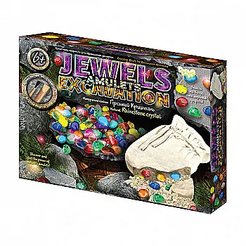 Набір для проведення розкопок "Jewels Amulets Excavation", камені, JAEX-01-01 Набір для проведення розкопок "Jewels Amulets Excavation", камені, JAEX-01-01